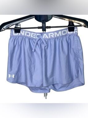 Under Armour Heat Gear Play Up Shorts Girls L Activewear Athleisure Sport Lounge
